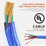 Voltre M2 Level 1 & 2 EV Charger for Tesla & EVs | 25 Ft MAX Cable | 8-32A | 110-240V Portable Electric Car Fast Charger |14-50, 5-20 Plug | Electric Vehicle Charger for J1772 Evs