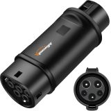 EV Charger Connector Type 1 to Type 2 Adapter 32A SAE j1772 to IEC62196 EV Charging Adapter