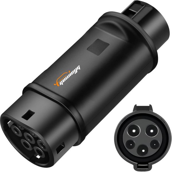 EV Charger Connector Type 1 to Type 2 Adapter 32A SAE j1772 to IEC62196 EV Charging Adapter