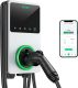 Autel Home Smart Electric Vehicle (EV) Charger up to 50Amp, 240V, Indoor/Outdoor Car Charging Station with Level 2, Wi-Fi and Bluetooth Enabled EVSE, 25-Foot Cable(Dark Gray)