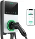 Autel Home Smart Electric Vehicle (EV) Charger up to 50Amp, 240V, Indoor/Outdoor Car Charging Station with Level 2, Wi-Fi and Bluetooth Enabled EVSE, 25-Foot Cable(Dark Gray)