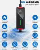 Level 1 & 2 Portable EV Charger 40Amp 240V 9.6KW 25 FT Electric Vehicle Charging Stations with NEMA 14-50, Scheduled Charging Adjustable Current Smart WiFi APP Electric Car Charger for SAE J1772