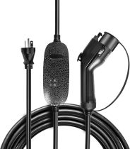 CARSTY Level 1+2 EV Charger (110-240V,16A,21ft) NEMA 6-20 Plug EV Charging Cable Portable EVSE SAE J1772 Plug Home Electric Vehicle Charging Station, Compatible with Most Electric Vehicle Cars