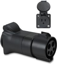 J1772 to Nema 5-15 Adapter, Portable EV Station Charging Adapter, EV Adapter Plug for E-Bike/Electric Skateboards/Mobility Scooter