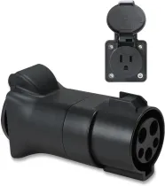 J1772 to Nema 5-15 Adapter, Portable EV Station Charging Adapter, EV Adapter Plug for E-Bike/Electric Skateboards/Mobility Scooter