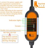 Electric Vehicle Charging Station,EV Charger, Portable Aluminum Alloy EV Charger with Extension Cord Overvoltage Protection Carry Bag
