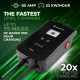 PRIMECOM 80 Amp 20X Faster 22KW 220Volt Level-2 18ft to 50ft Cord Lengths Smart Electric Vehicle EV Charging Station Ford Transit F-150 Lightning Lucid Air Polestar TeslaXS Taycan (18 Feet)