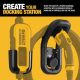 DEWALT Wall Mount Bracket for Electric Vehicle (EV) Charger, for Charging Handle and Control Box, Integrated Cable Organizer, Compatible 16 and 32 Amp Portable EV Chargers