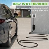 Level 2 EV Charger, 100-270V 32A Portable Electric Car Charger with 16ft Charging Cable, NEMA 14-50plug Electric Vehicle Charging Stations Works with J1772 EVs and PHEVs for Home and Outdoor
