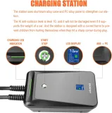 Level 2 EV Charger, 32A 240V 7.68KW,Outdoor/Indoor, Electric Vehicle Charging Stations with NEMA 14-50 Plug and 20ft Cable