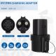 J1772 Adapter with Charger Lock- PA66 & Glass Fiber Shell for 200°C Resistance - 80A / 250V AC - Compatible with TSL Model 3, Y, X, S & Level 1/2 Charging Stations