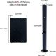 Outdoor EV Charging Stand, Wall Connector Charger Pedestal Base, Electric Vehicle Charging Stations, EV Charger Stand Holder Compatible with Mobile Connector(White)
