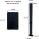 Outdoor EV Charging Stand, Wall Connector Charger Pedestal Base, Electric Vehicle Charging Stations, EV Charger Stand Holder Compatible with Mobile Connector(White)