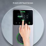 Autel Home Smart Electric Vehicle (EV) Charger, 50 Amp Level 2 Wi-Fi and Bluetooth Enabled EVSE 4G Touch Screen, with in-Body Holster and 25-Foot Cable Silver