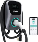 EV Charger Level 2, 48A 240V Electric Vehicle Charger with NEMA 14-50 Plug, 25ft-Cable ETL Listed Home/Outdoor EV Charging Station with WiFi APP & Delay Timer, for j1772 EVSE Cars