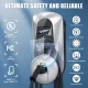 Level 2 Ev Charger up to 40Amp/ 240V, Electric Vehicle Charging Stations Compatible with J1772 EVs, NEMA 14-50 Plug with 23Ft Cable, UL Certified, Portable for Tesla Indoor/Outdoor, Grey