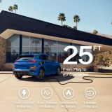 Level 2 Portable EV Charger (240 Volt, 25ft Cable, 25 Amp), Electric Vehicle Charger Plug-in EV Charging Station with NEMA 10-30P