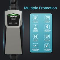 Electric Vehicle Charger with NEMA 14-50 Plug, Level 2 Portable EV Charging Station Adjustable Current 12A/16A/24A/32A/40A for SAE J1772 EVs
