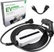 Morec EV Charger 16A 3.68KW NEMA6-20 Plug with Adapter for NEMA 5-15, 100V-240V 20ft (6m) Level 1 Level 2 Electric Vehicle charging cable Compatible with All EV Cars
