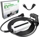 Morec EV Charger 16A 3.68KW NEMA6-20 Plug with Adapter for NEMA 5-15, 100V-240V 20ft (6m) Level 1 Level 2 Electric Vehicle charging cable Compatible with All EV Cars