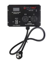 24 Amp Splitter Switch - Save Thousands on Home Electric Vehicle Charging (EV) Install, Automatic Power Switching Between Dryer and EV (NEMA 10-30 Plug to 10-30/14-50 Outlet, 240V)