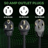 50 Amp - PRIMECOM.TECH Level-2 Smart Electric Vehicle Home Charging Station 220 Volt for Tesla and All EV Brands 30' Feet Length (30 Feet, Hardwire)