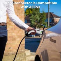 Level 2 EV Charger AC4500 NEMA 14-50 - Smart Electric Vehicle Charging Station Indoor/Outdoor up to 40 Amp -25-Foot Cable-UL & Energy Star Certified, WiFi Enabled 240V, EVSE w/ J1772 Charger