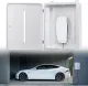 Charger Station Box Compatible with Tesla Gen 3 - Durable Outdoor Charging Mount Station - Weatherproof and Theftproof Home Accessory(101-W) White