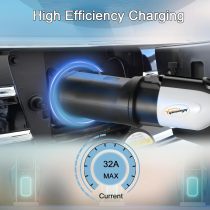 EV Charger Connector Type 1 to Type 2 Adapter 32A SAE j1772 to IEC62196 EV Charging Adapter