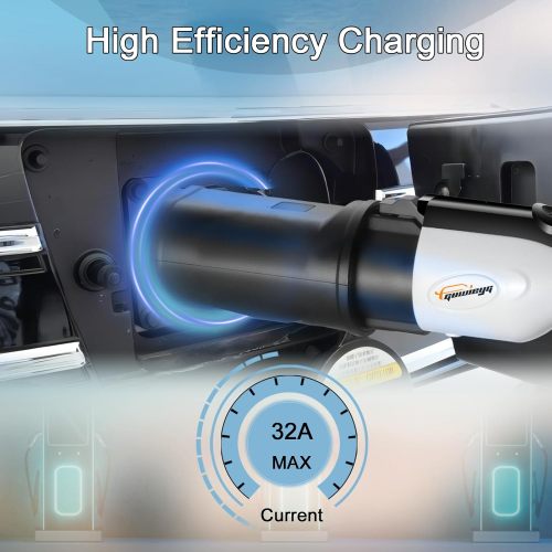 EV Charger Connector Type 1 to Type 2 Adapter 32A SAE j1772 to IEC62196 EV Charging Adapter