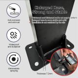 Pedestal Mounted EV Charging Station, Freely Removable and Adjustable Back Panel, New Energy Vehicle Charging Pile Charging Lever EV Charge Stand(Silver)