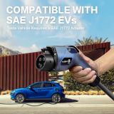 Level 2 Portable EV Charger (240 Volt, 25ft Cable, 25 Amp), Electric Vehicle Charger Plug-in EV Charging Station with NEMA 10-30P