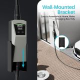 Electric Vehicle Charger with NEMA 14-50 Plug, Level 2 Portable EV Charging Station Adjustable Current 12A/16A/24A/32A/40A for SAE J1772 EVs