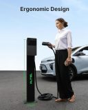 Autel Ev Charger Connector Pedestal, Freestanding Electric Car Charging Stations Stand Accessory, Corrosion Resistance, 403 Stainless Steel, Fits for All Autel Level 2 Chargers
