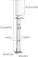 EV Charger Pedestal Tesla Charger Stand, Electric Vehicle Charging Stations, Support Pole for EV Charging Station, Corrosion Resistance EV Charger Stand(Black,170cm/67in)