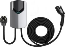 Electric Vehicle (EV) Charger, Outdoor Charging Station, Home Electric Vehicle Charging Station, with Level 2, Wi-Fi and Bluetooth Enabled EVSE, 25-Foot Cable,Hardwired