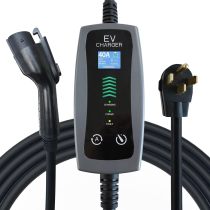 EP Level 2 Portable EV Charger, 16 to 40 Amp, 240 Volt, 25ft Cable, Upgraded Portable EV Charging Cable Faster Charging Station, Electric Vehicle Charger Compatible with All EV Cars NEMA 14-50P