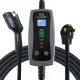 EP Level 2 Portable EV Charger, 16 to 40 Amp, 240 Volt, 25ft Cable, Upgraded Portable EV Charging Cable Faster Charging Station, Electric Vehicle Charger Compatible with All EV Cars NEMA 14-50P
