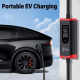 JX-E Level 2 EV Charger, Nema 14-50 Plug EV Chargers 32Amp 240V Home EV Level 2 Portable Charger for All SAE J1772 EVs, FCC and ROHS Certified Electric Vehicle Charging Station, 25FT