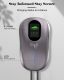 Level 2 EV Charger 48 Amp - 4.3inch Smart Display, RFID Card, 25ft Cable, Outdoor/Indoor, Hardwired EV Charger Level 2, WiFi Enabled Electric Car Charger, 240V Electric Vehicle Charging Stations