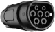 LANGCHI Type 1 to Type 2 EV Adapter Adapter Electric Vehicle Charging Adapter SAE j1772 to IEC62196 EV Charging Adapter