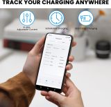 NEXPOW Level 2 EV Charger, Max 48A Adjustable Current Electric Vehicle Charging Station, Suitable for All J1772 EV, with NEMA 14-50 Plug, 240V Smart Home EVSE with 25FT Cable and WiFi Enabled