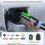 Patented NACS to CCS Adapter, Tesla DC Charging Station Adapter for Ford R1V1AN GM Electric Vehicles,Tesla to CCS adapter DC Fast Charging,Fast Charge CCS1 EV Battery at Tesla Superchargers
