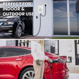 Level 2 EV Charger AC4500 NEMA 14-50 - Smart Electric Vehicle Charging Station Indoor/Outdoor up to 40 Amp -25-Foot Cable-UL & Energy Star Certified, WiFi Enabled 240V, EVSE w/ J1772 Charger