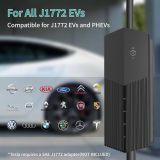 MAX GREEN EV Charger Level 1, 15Amp 110V, Adjustable Portable Electric Vehicle Charger with 25ft Cables, NEMA 5-15P for Plug-in Home EV Charging Station,Compatible with SAE J1772 EVs