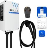 Grizzl-E Smart Level 2 240V / 40A Electric Vehicle (EV) Charger, Metal Case UL Tested and Certified, Indoor/Outdoor Electric Car Fast Charging Station, NEMA 6-50, Avalanche