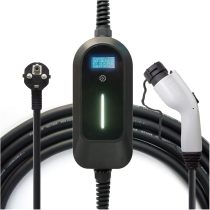 Electric Vehicle Charging Stations EV Charger 6A 3.5KW Portable Adjustable Electric Cars Home Charging 5M Cable Plug (Color : Without Screen, Size : GBT)