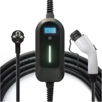 Electric Vehicle Charging Stations EV Charger 6A 3.5KW Portable Adjustable Electric Cars Home Charging 5M Cable Plug (Color : Without Screen, Size : GBT)