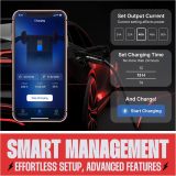 Zeus Level 2 EV Charger - Electric Vehicle Charging Equipment Compatible w/All EV Models - Fast J1772 EVSE Level 2 Charger 48 Amp - Hardwired 240V EV Home Charger - IP65 Water & Dust Resistant
