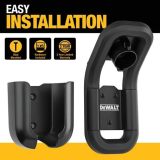 DEWALT Wall Mount Bracket for Electric Vehicle (EV) Charger, for Charging Handle and Control Box, Integrated Cable Organizer, Compatible 16 and 32 Amp Portable EV Chargers